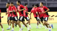 Sebagaimana diketahui, skuad Garuda diagendakan menjamu dua negara dalam rangkaian FIFA Matchday di Stadion Gelora Bung Tomo (GBT), Surabaya, Jawa Timur. (Bola.com/Abdul Aziz)