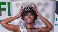 Dinobatkan Jadi Miss Africa 2019, Rambut Dorcas Kasinde Mendadak Terbakar