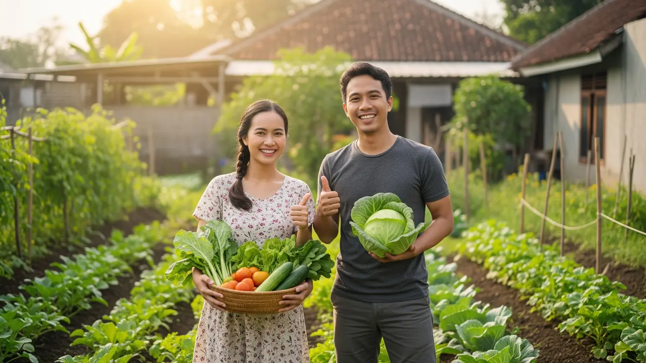 Panduan Usaha Sayur Organik Skala Rumah Tangga Panen Cepat 30 Hari untuk Keluarga Muda