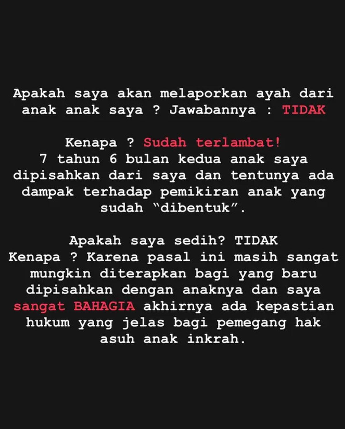 Alasan Tsania Marwa Tak Polisikan Atalarik Syach: Air Mata 7,5 Tahun Saya Ikhlaskan, Allahuakbar...