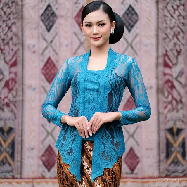Model Rok Batik untuk Kebaya