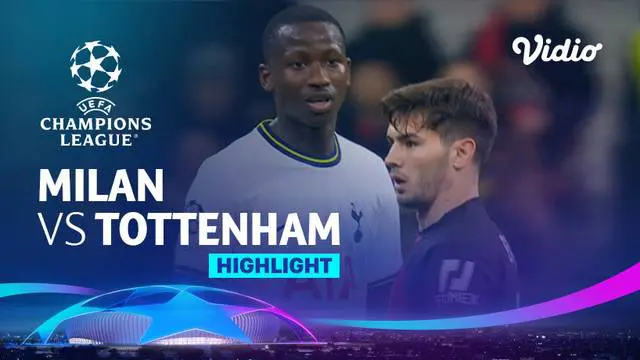 VIDEO: Highlights Liga Champions, AC Milan Kalahkan Tottenham Hotspur Berkat Gol Tunggal Brahim Diaz
