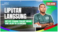 EKSKLUSIF! Kemegahan MetLife Stadium Terpancar dari Jalan Tol di Amerika