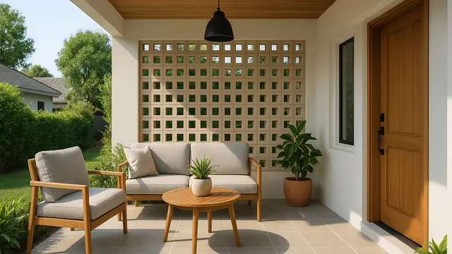 Desain Rumah dengan Ruang Tamu di Luar Minimalis