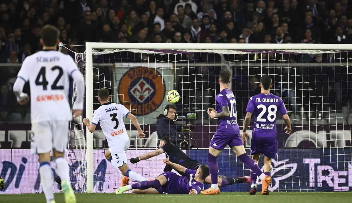 Sementara Atalanta berada di urutan keenam klasemen Liga Serie A Italia dengan 51 poin. (Massimo Paolone/LaPresse via AP)