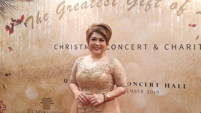 Joy Tobing menyanyi di Konser Para Gempita The Greatest Gift Of Love (Liputan6.com/ Hernowo Anggie)