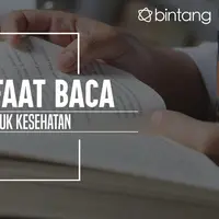 Ternyata membaca juga bermanfaat untuk kesehatan. (Foto: Adrian Putra, Digital Imaging: Nurman Abdul Hakim/Bintang.com)