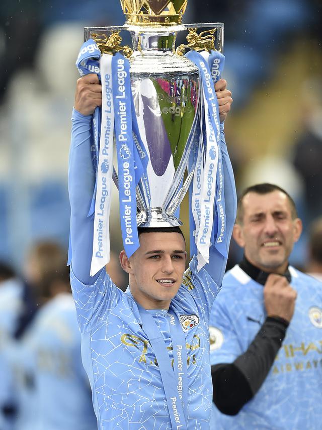Manchester City Rayakan Gelar Liga Inggris