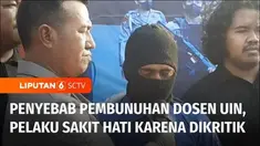 Harapan orang tua, dosen, dan jajaran UIN Raden Mas Said terwujud. Kurang dari 24 jam Satreskrim Sukoharjo meringkus tersangka pembunuh dosen UIN Raden Mas Said. Tersangka tak lain adalah pekerja bangunan yang merenovasi rumahnya.