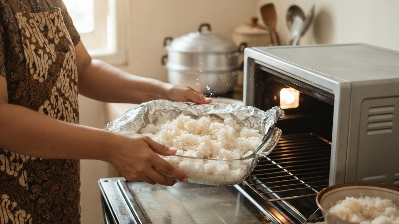 Cara Menghangatkan Nasi Dingin Tanpa Rice Cooker agar Kembali Pulen Seperti Baru Matang
