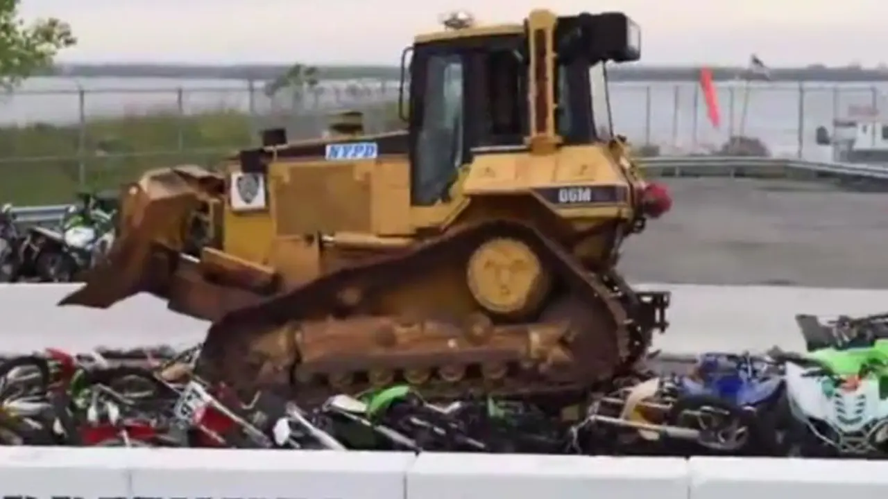 Motor Bodong di New York Akan Digilas