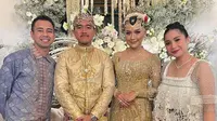 Raffi Ahmad dan Nagita Slavina di kondangan Kaesang Pangarep. (Foto: Dok. Instagram @raffinagita1717)