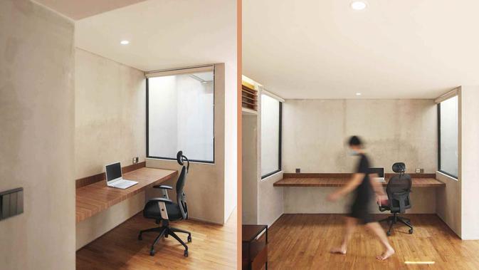 Desain ruang kerja minimalis karya Fandy Gunawan Studio. (dok. Fandy Gunawan Studio/Arsitag)