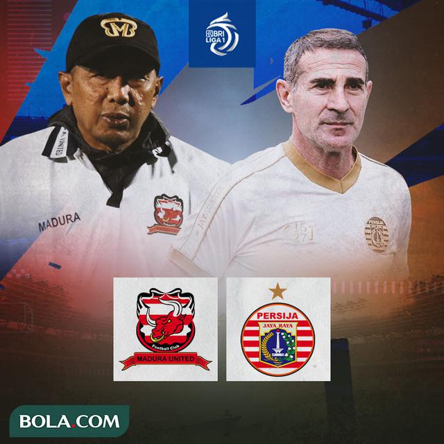 BRI Liga 1 - Duel Pelatih - Madura United Vs Persija Jakarta