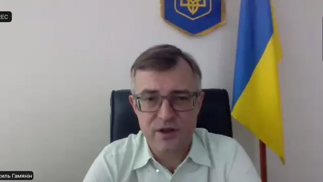 Dubes Ukraina untuk Indonesia Vasyl Hamianin. (Screen Grab)
