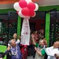 Para tamu undangan melepas balon persahabatan Taiwan-Indonesia sambil berdoa memohon berkah (TETO).