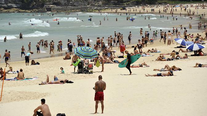 Gelombang panas ekstrem melanda sebagian besar wilayah timur Australia (AP/Joel Carrett)