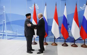 Prabowo Bertemu Putin di Vladivostok Bahas Kemitraan Strategis