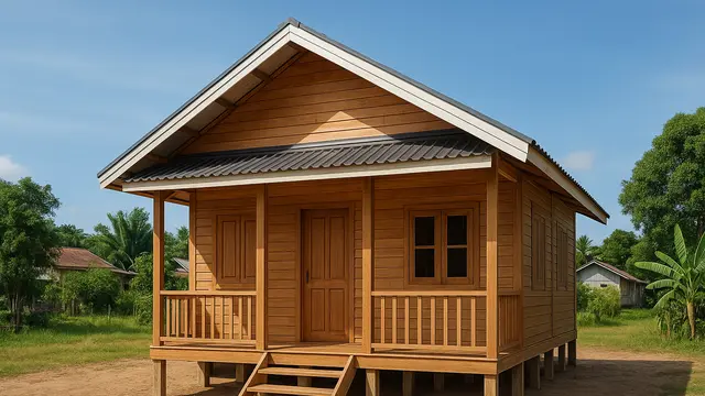 Desain Rumah Sederhana 3 Kamar di Kampung