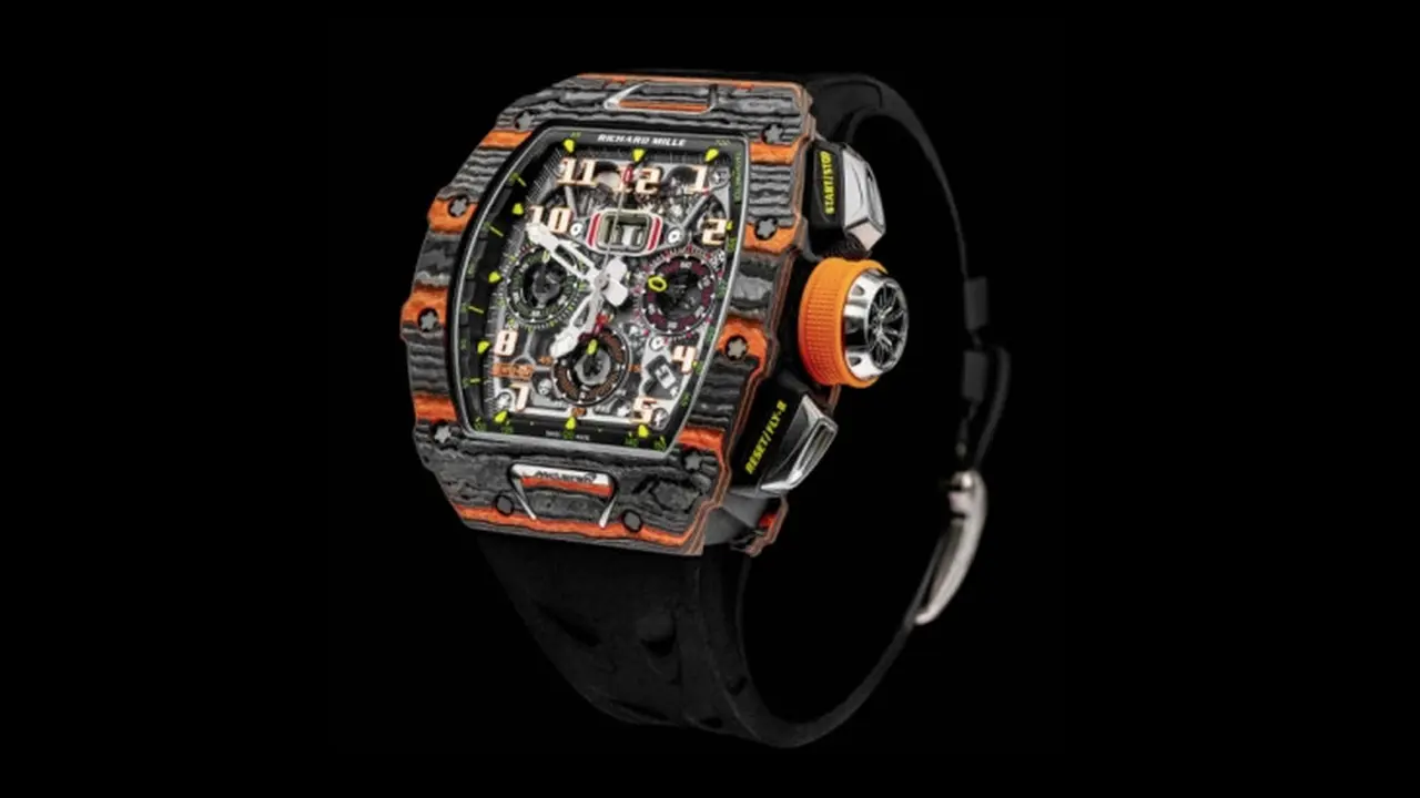 jam tangan RM11-03 McLaren Automatic Flyback Chronograph