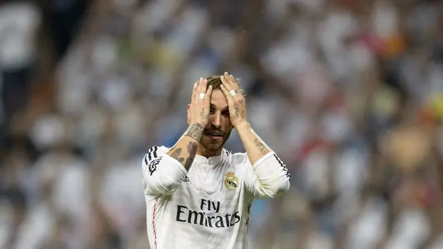 Sergio Ramos berniat meninggalkan Santiago Bernabeu (AFP PHOTO / DANI POZO)