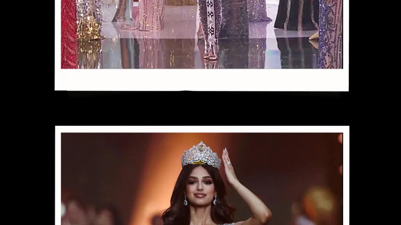 1. Para kontestan Miss Universe 2020 dengan masker sesuai protokol pencegahan COVID-19
2. Miss Universe 2021, Harnaaz Sandhu