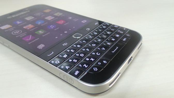 Desain Keyboard Qwerty Blackberry Classic (Iskandar/Liputan6.com)