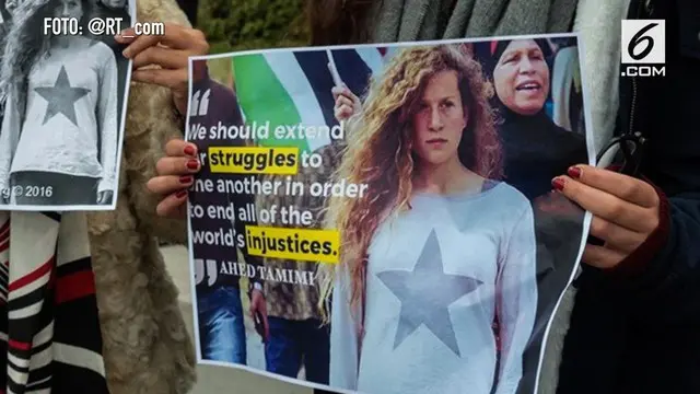 VIDEO: Ahed Tamimi, Gadis Palestina Penampar Tentara Israel Ditangkap