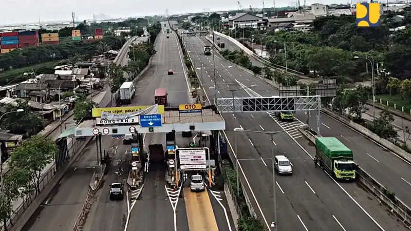 Pintu Gerbang Tol JORR. (Dok Kementerian PUPR)