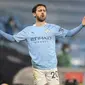 3. Bernardo Silva (Manchester City). Merupakan fans cilik Benfica. Mendapat kesempatan menjadi anak gawang saat pertandingan Liga Eropa melawan Napoli pada 2008. Partai tersebut menjadi pembuka jalan untuk menjadi seorang pemain hebat saat ini. (AFP/Clive Brunskill/Pool)