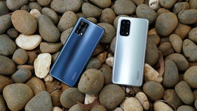 Oppo A74 dan Oppo A74 5G yang baru meluncur. (Foto: Oppo Indonesia)