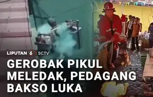 Gerobak Pikul Meledak, Pedagang Bakso Luka