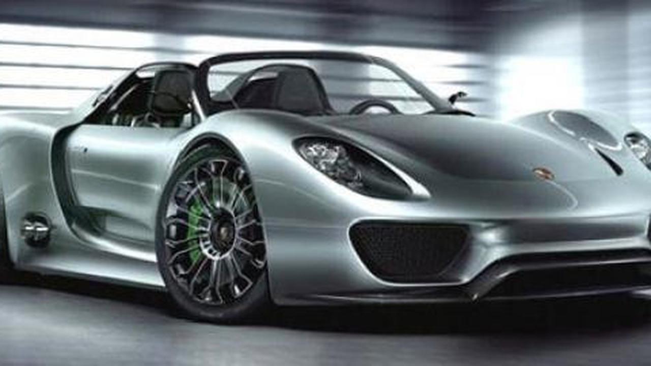 Porsche 918 spyder hybrid menuju frankfurt motor show