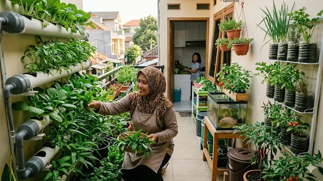 Cara Memulai Sistem Pangan Mandiri untuk Ibu Rumah Tangga di Lahan Terbatas