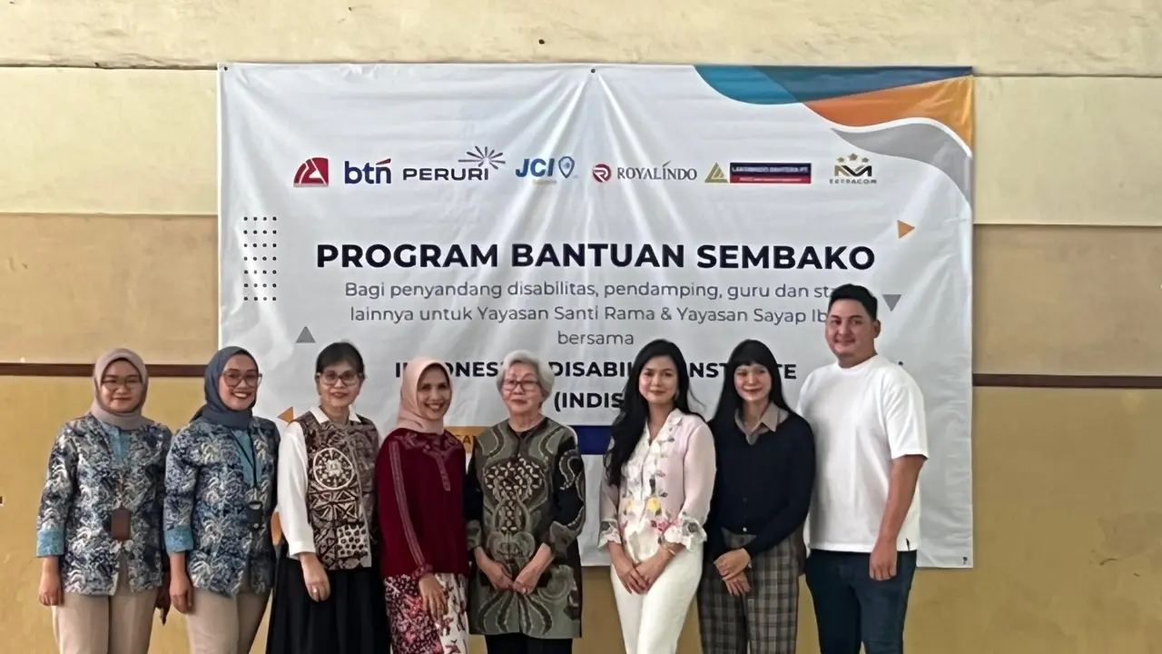 Program Bantuan Sembako untuk Disabilitas Indonesian Disability Institute (INDISI).