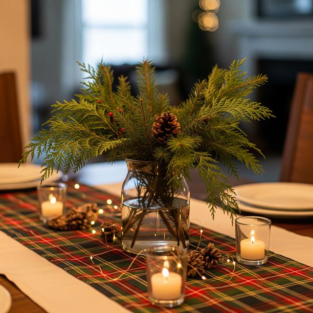 5. Vas Berisi Ranting Pinus