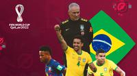 Piala Dunia - Ilustrasi Timnas Brasil (Bola.com/Adreanus Titus)