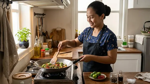 Resep Tumis Terong Hijau