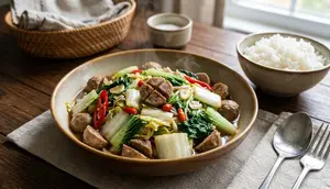 Resep Sawi Putih Bakso yang Renyah dan Menggugah Selera