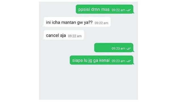 6 Chat Ojek Online saat Bertemu Mantan Ini Bikin Ngelus Dada