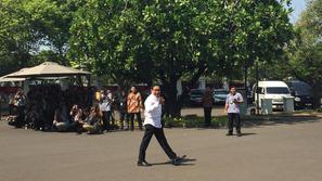 Politikus PKB Abdul Halim Iskandar dipanggil Presiden Jokowi ke Istana Kepresidenan, Jakarta. (Genantan Saputra/Merdeka.com)