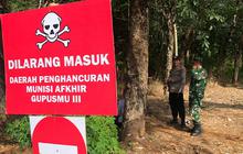 Profil Area Peledakan Amunisi TNI di Garut, Ada Papan peringatan Bergambar Tengkorak