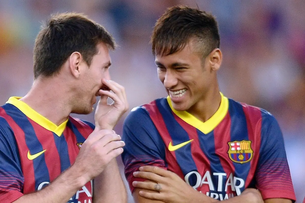 Neymar dan Lionel Messi