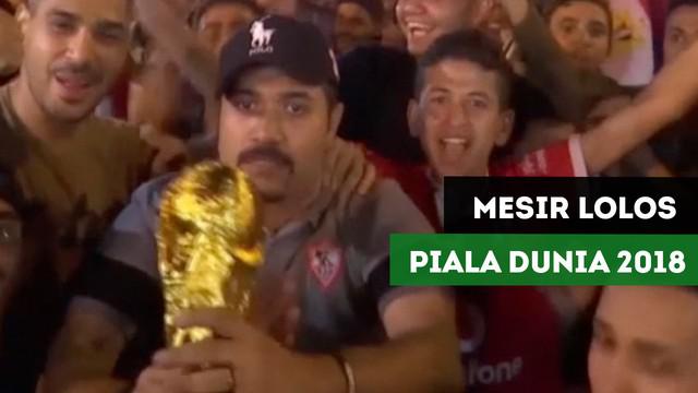 Mesir berhasil lolos ke Piala Dunia 2018
