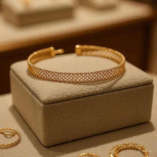 9 Model Gelang Emas Mesh untuk Muslimah, Mewah dan Classy dengan Harga Terjangkau