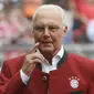 Kabar duka ini diumumkan oleh keluarga Beckenbauer pada Senin (7/1/2024) waktu setempat. (AP Photo/Matthias Schrader, File)