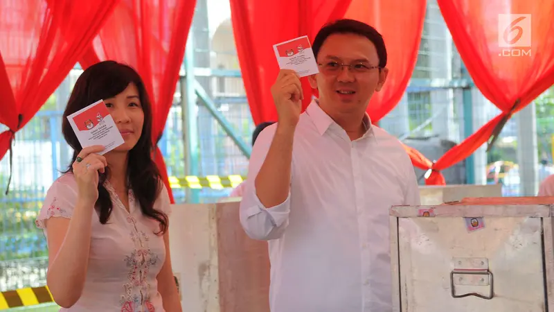 Basuki Tjahaja Purnama (Ahok) dan Veronica Tan