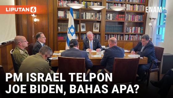VIDEO: Benjamin Netanyahu Bagikan Foto saat Telepon Joe Biden
