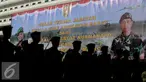 TNI AD melakukan serah terima jabatan (sertijab) Kepala Staf TNI AD (KSAD) dari Jenderal TNI Gatot Nurmantyo kepada Letnan Jenderal TNI Mulyono di Markas Besar Angkatan Darat, Jakarta, Rabu (15/7/2015). (Liputan6.com/Faizal Fanani)