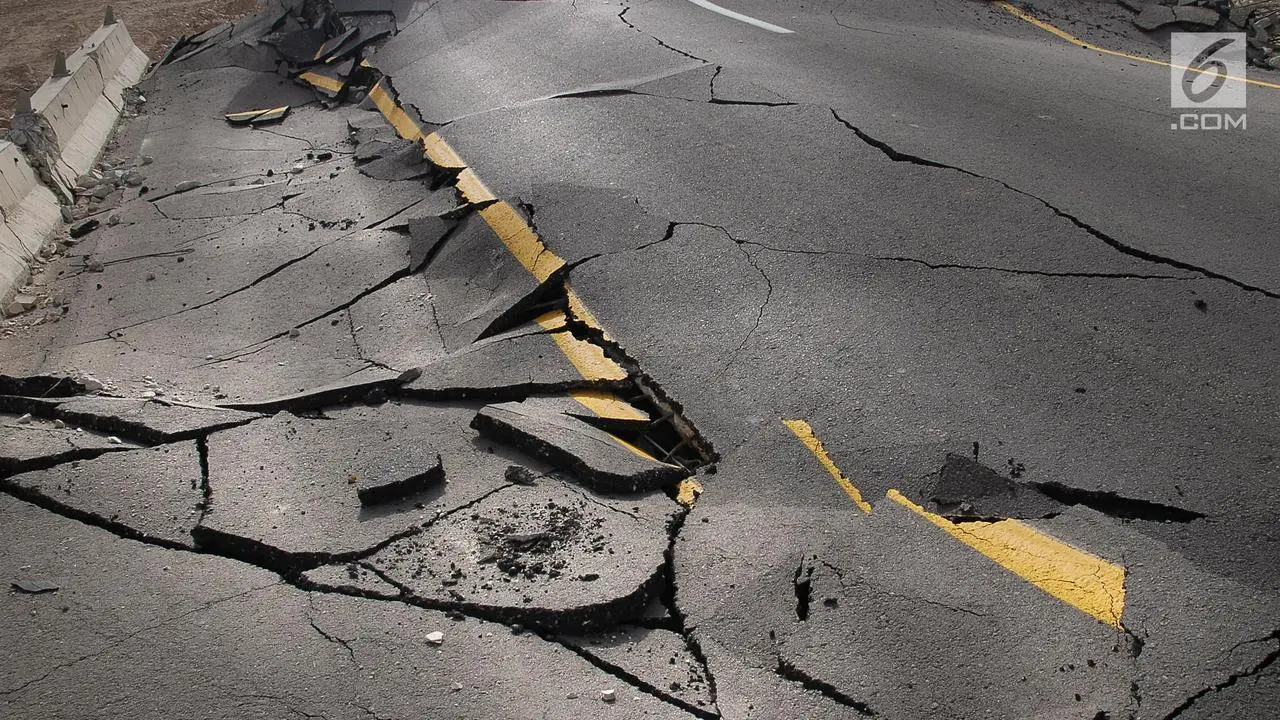 Ilustrasi Gempa Bumi.